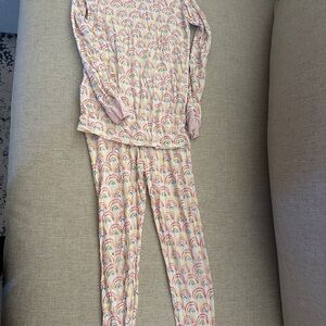 Little Sleepies Rainbow Pattern Pajama Set